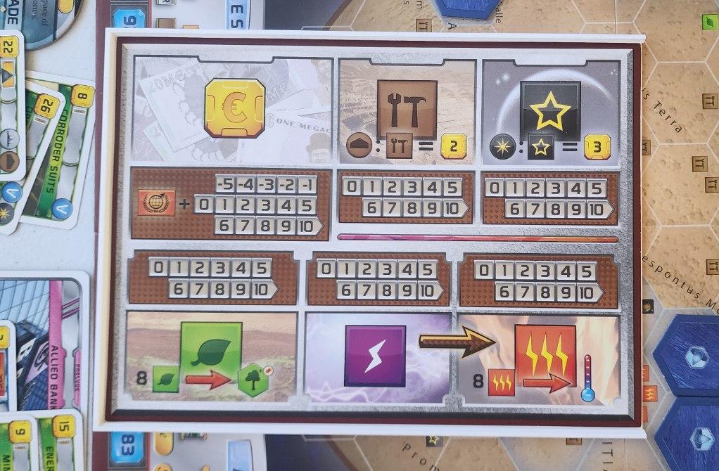 Terraforming Mars Board Game Overlay