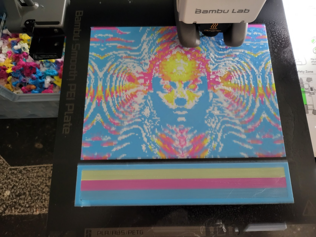 Meditation CMYK Lithophane
