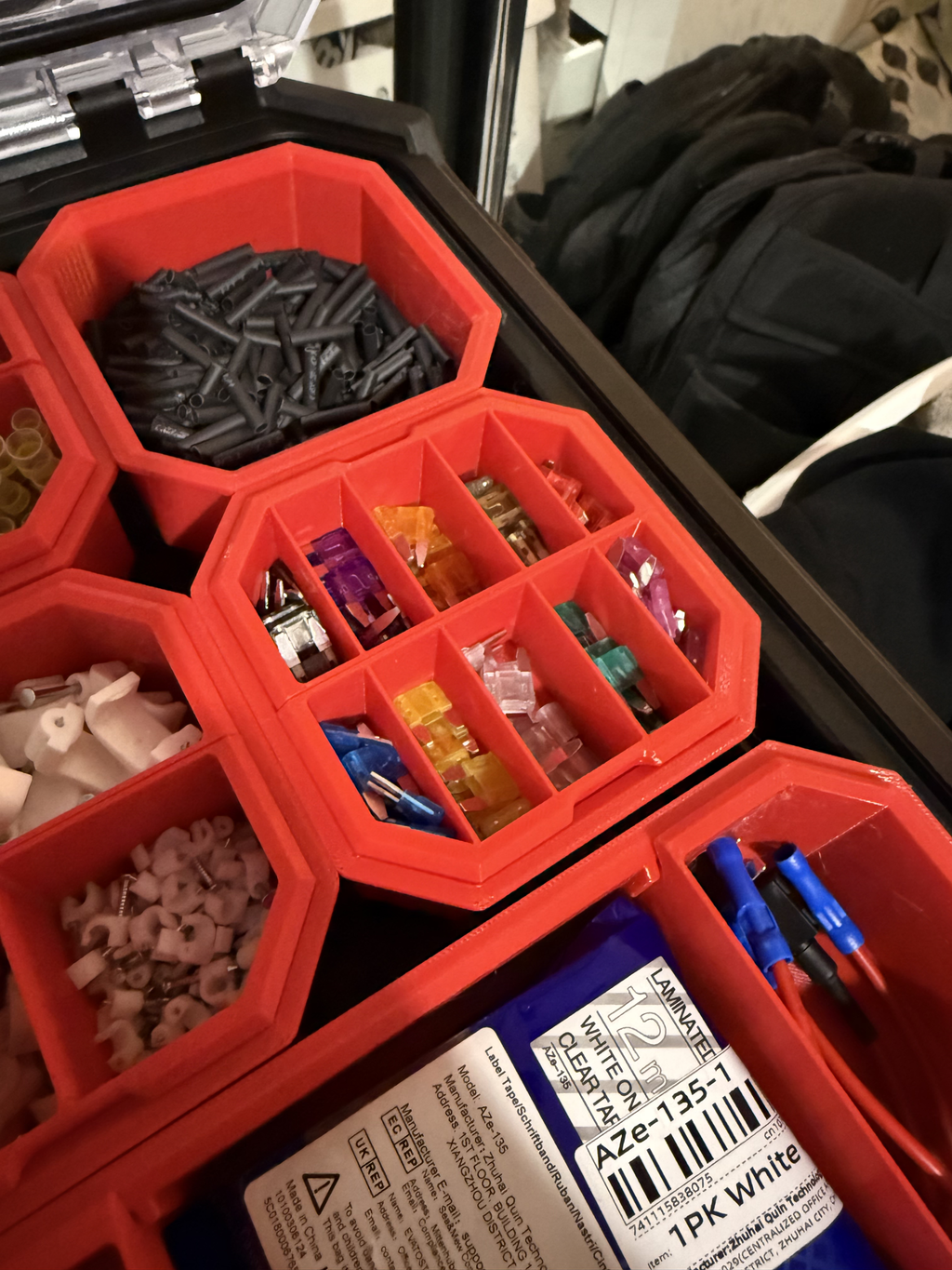 Half Size Divider for modified StackTech Bins