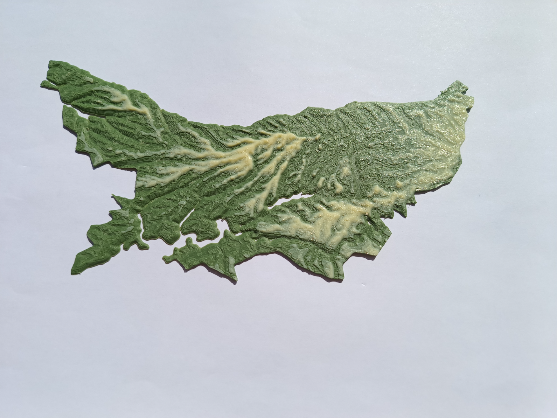 Terrain Map - Colored - Moldova - No AMS Nedded