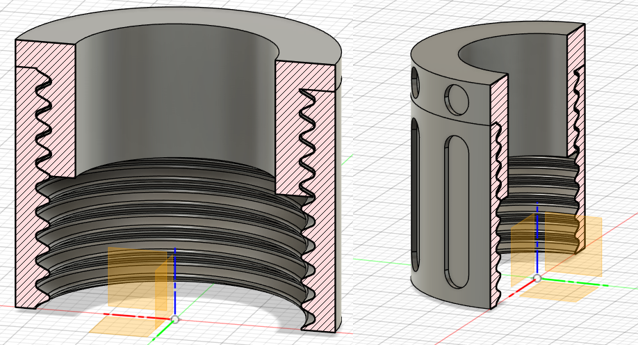 Threated Collar/Nut for Shower Hose - BSP G1/2