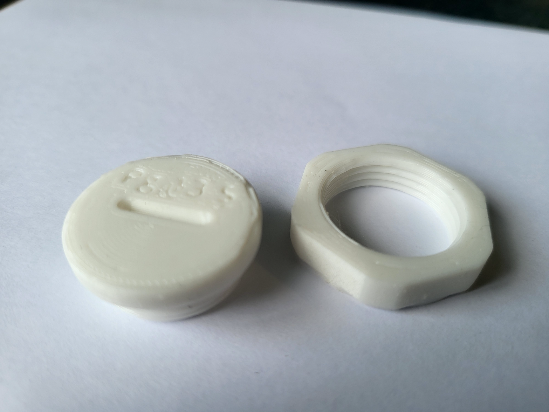 Pg13.5 Cable Gland Blanking Plug and Counternut