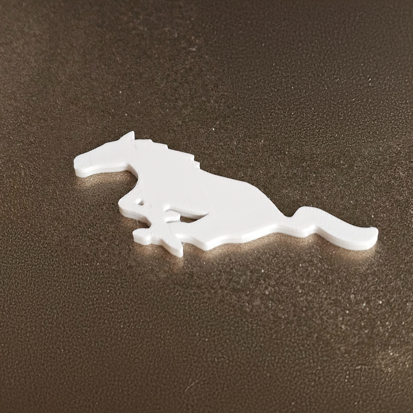 Ford Mustang Logo - No Text (3D Printed)