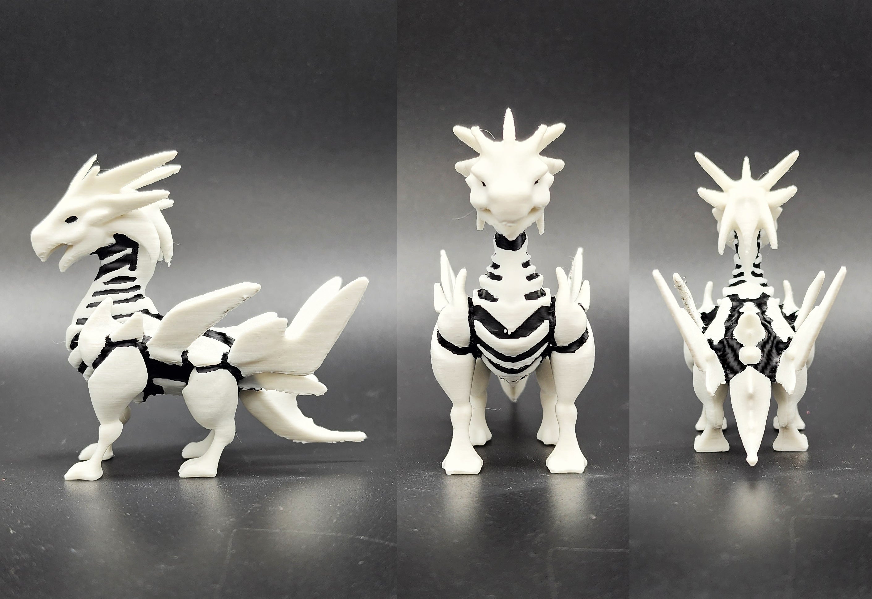 Skeletal Dragon - AI Generated