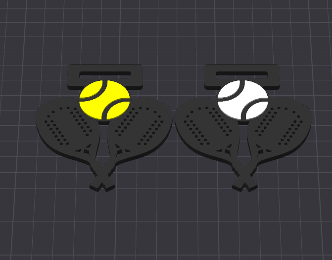 Medalha Raquetes Beach Tennis