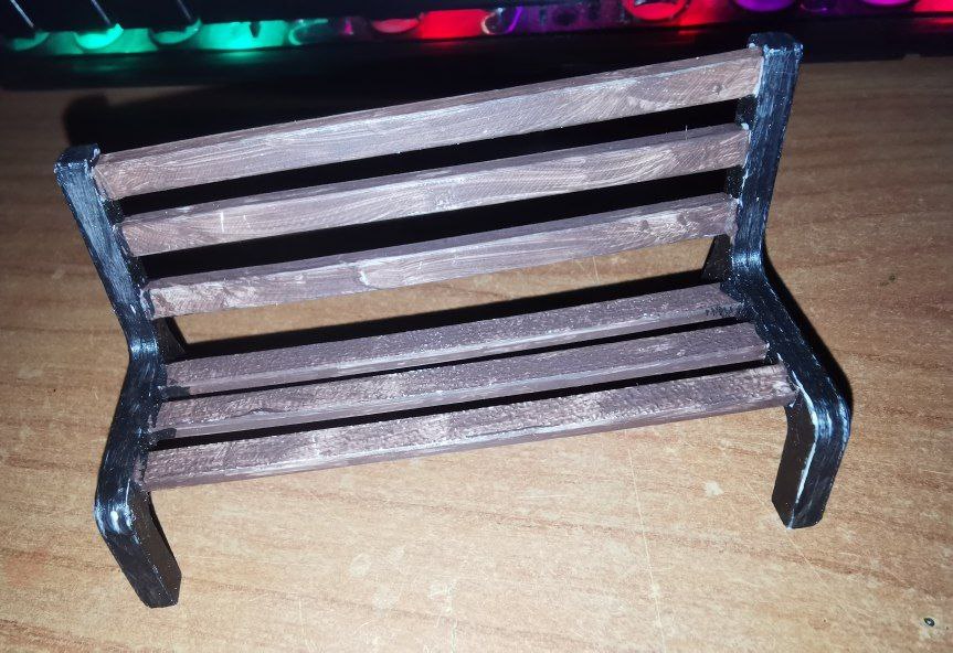 Bench for Diorama