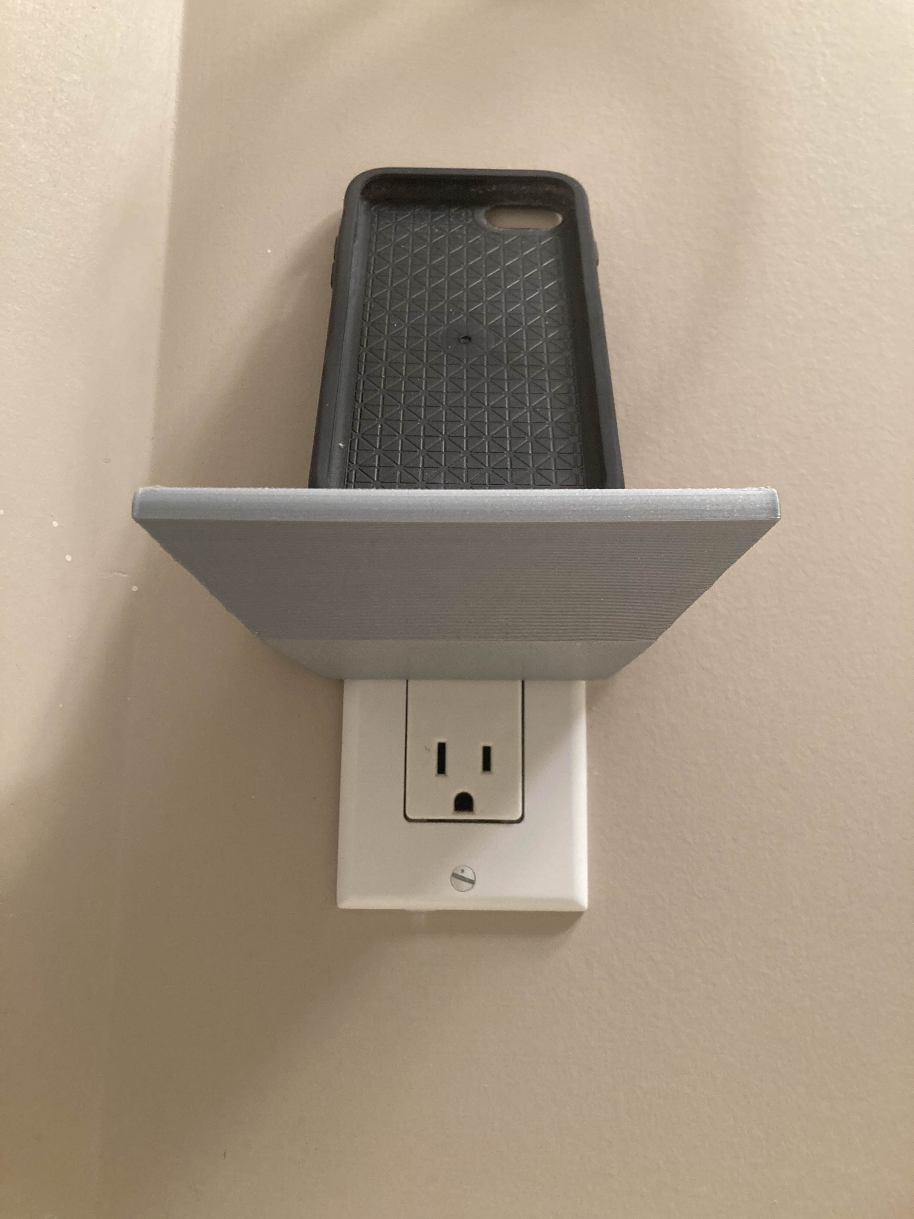 Wall Outlet Shelf