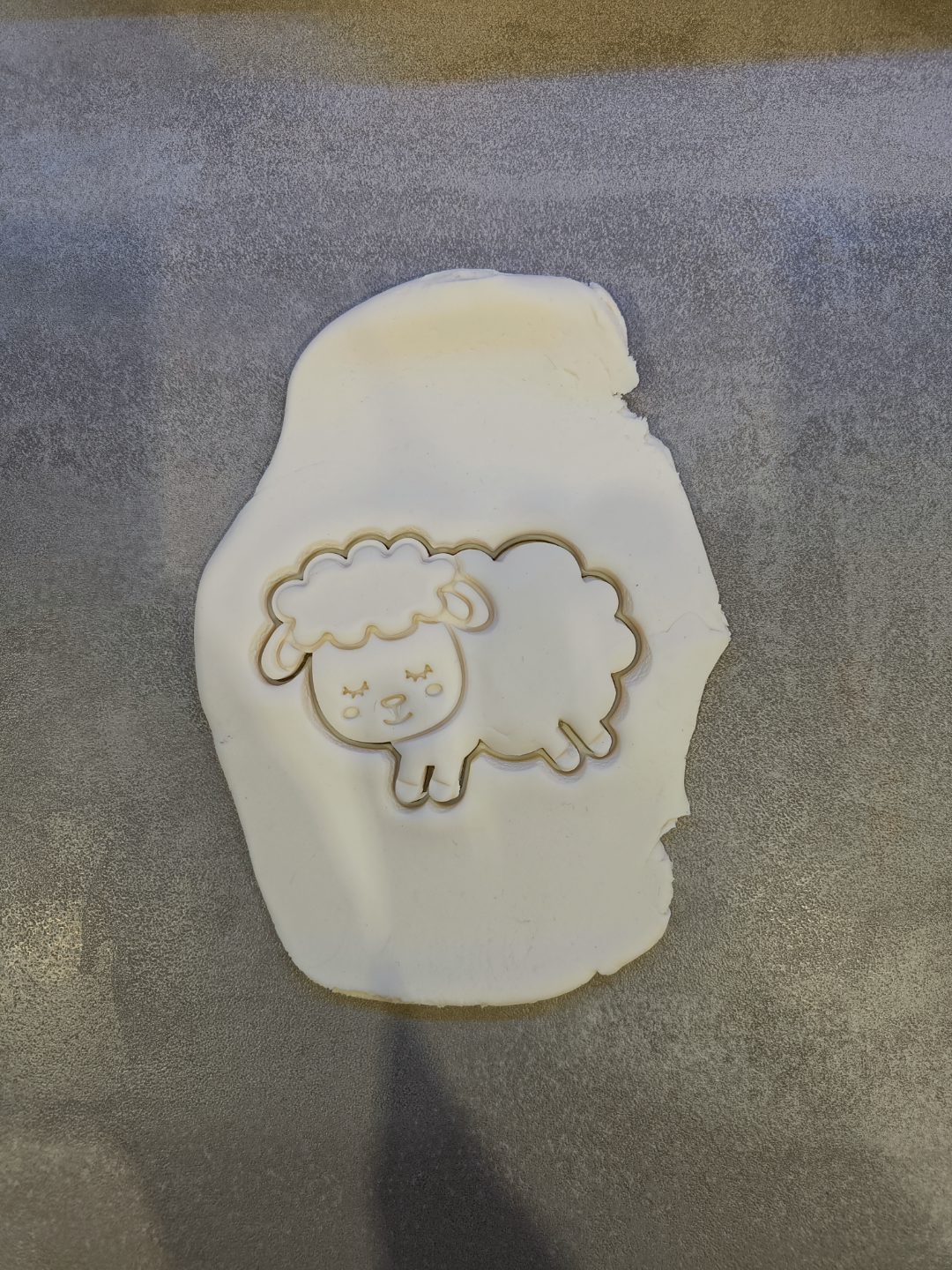 Cute sheep cookie cutter