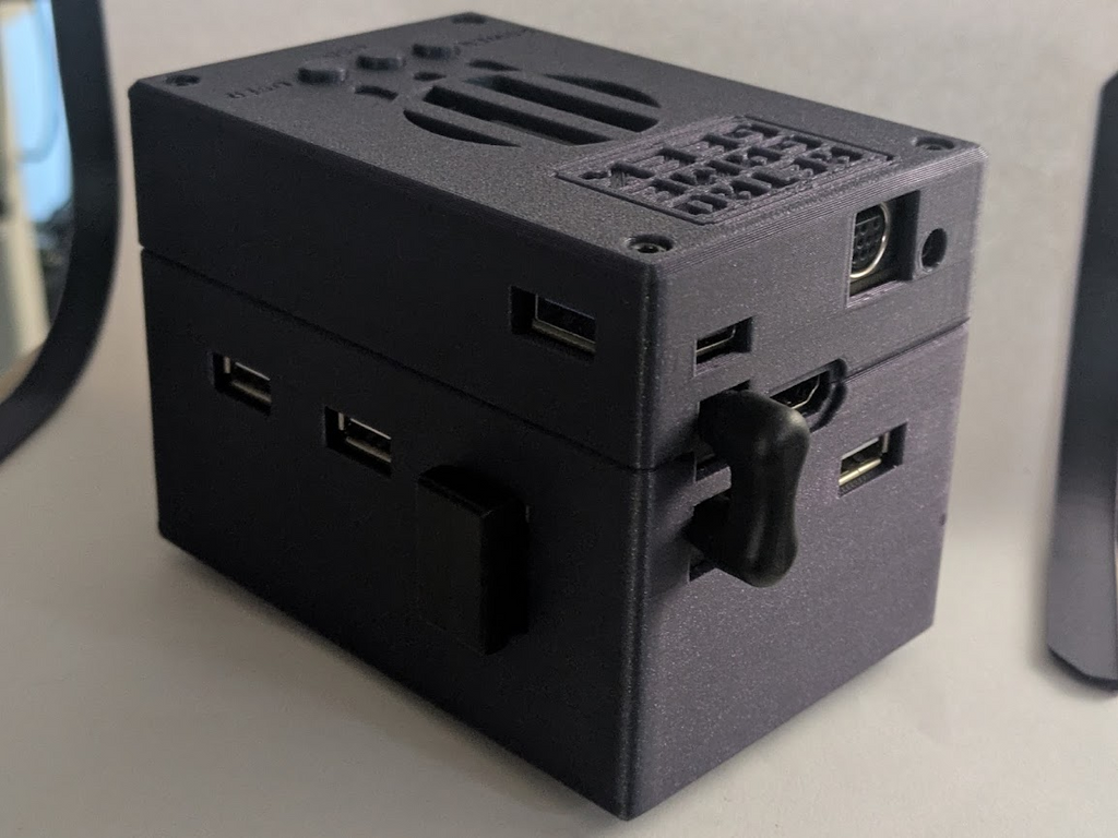 MiSTer FGPA Case with TapTo Slot and Drive Tray