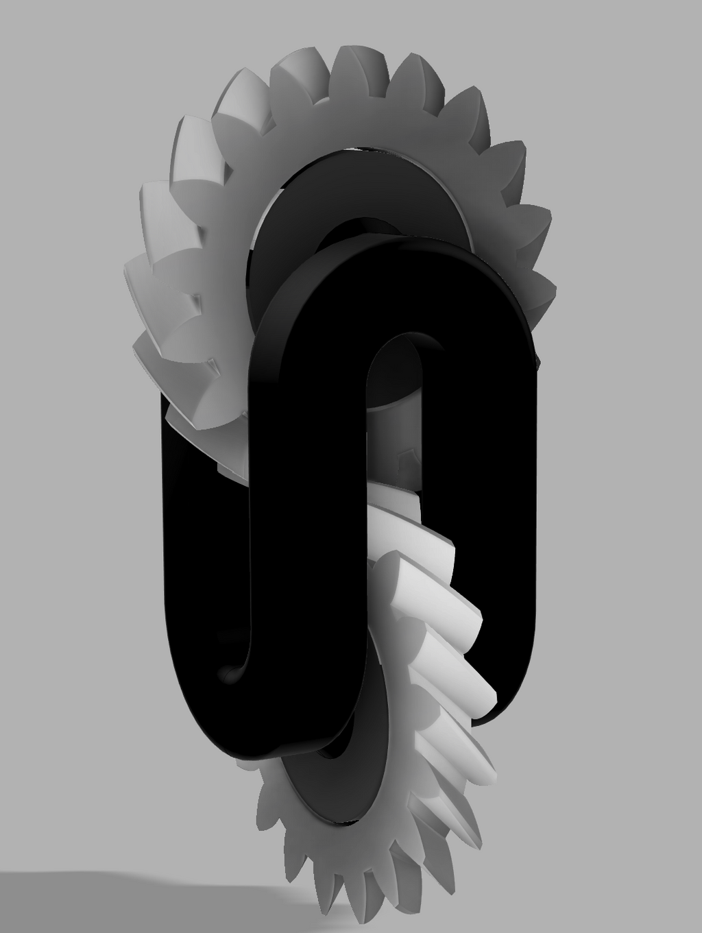 bearing helical gear fidget toy