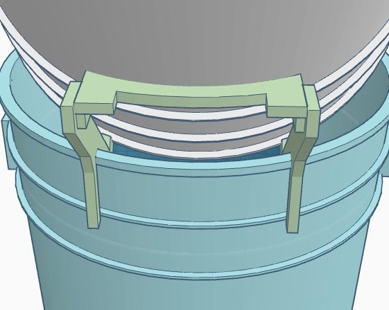 Honey Bucket Rack