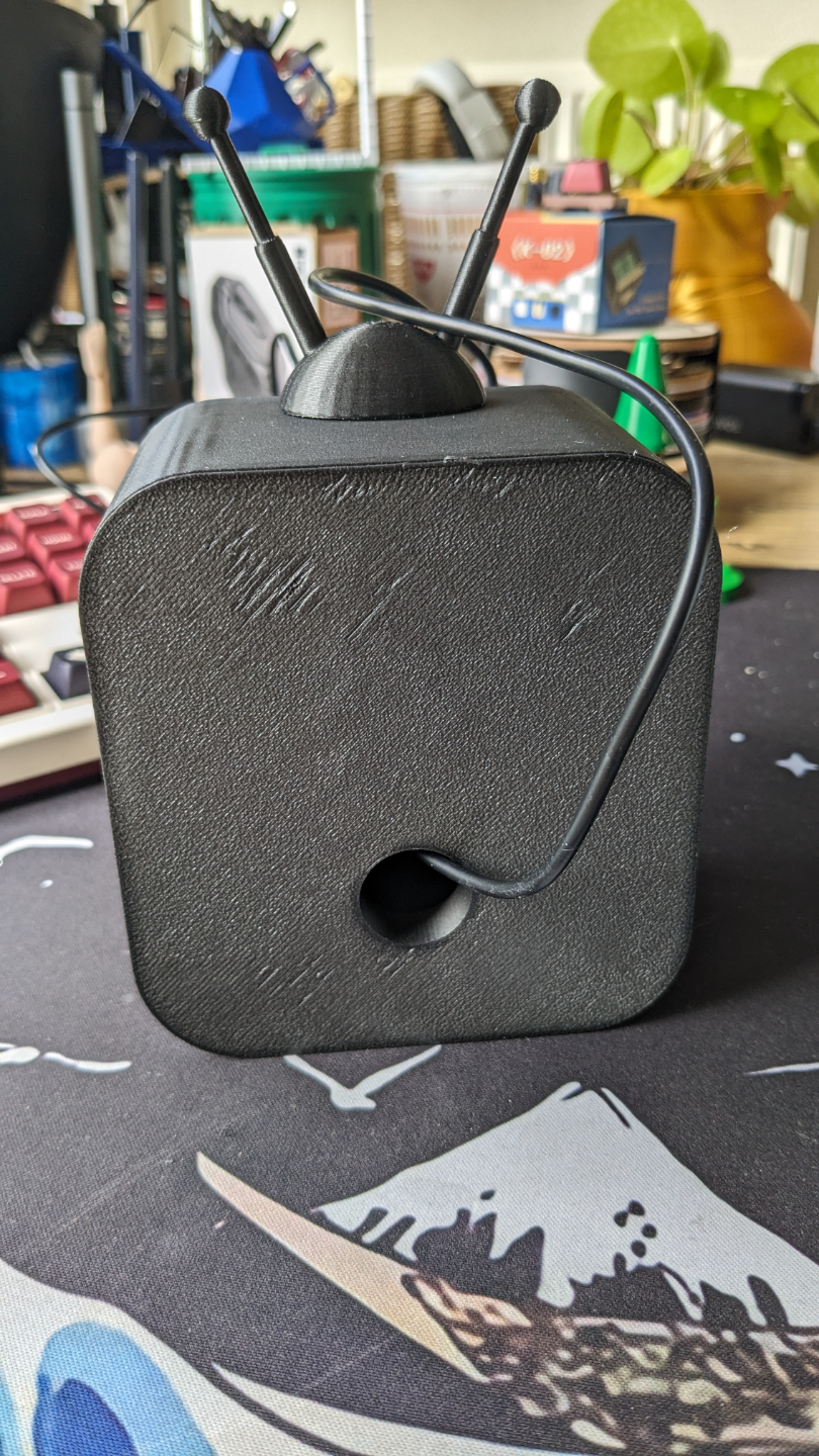 Retro style TV case for 4inch Waveshare screen
