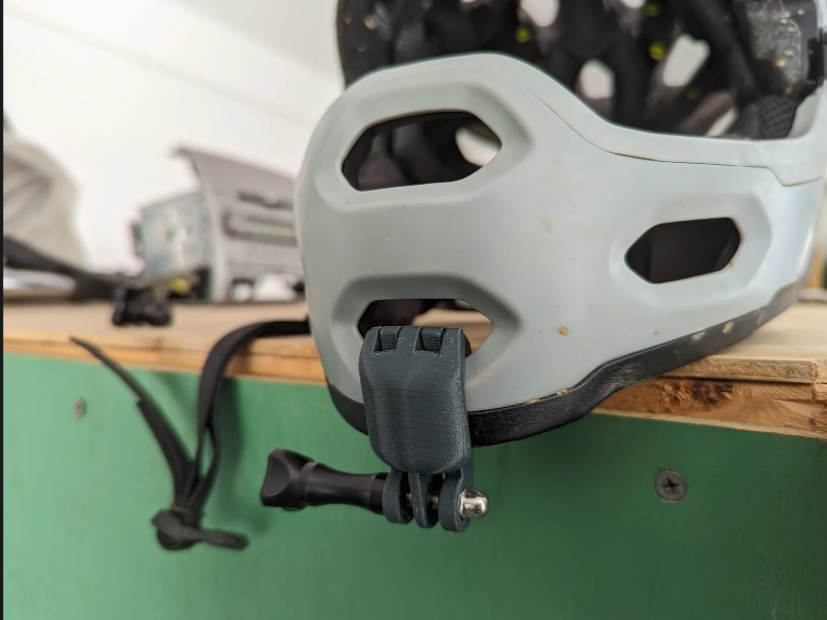 Bell super 3r Gopro chin mount