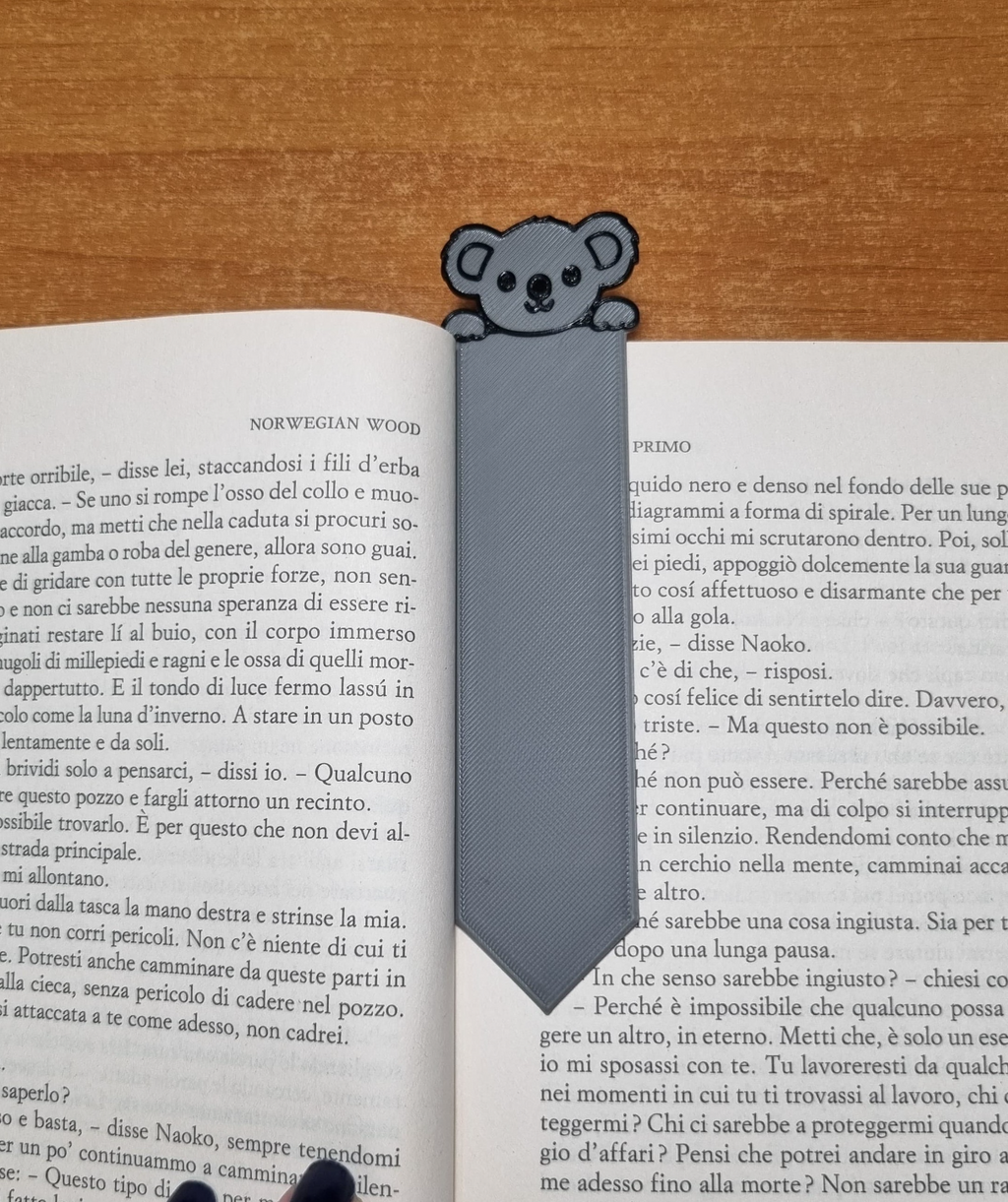 Cute Koala Bookmark (No AMS)