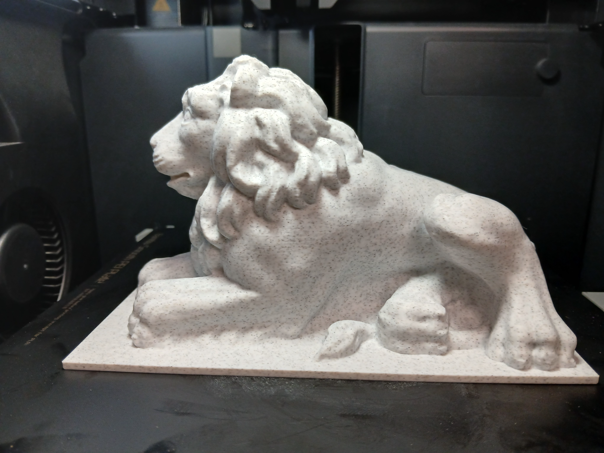 Marble Lion (Supportless)