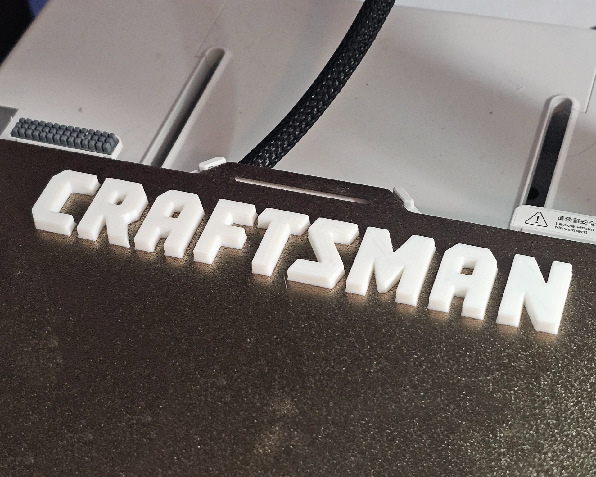 Craftsman Tools 3D Printed Logo