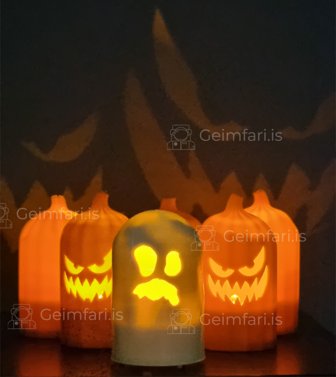 Pumpkin Halloween Tealight