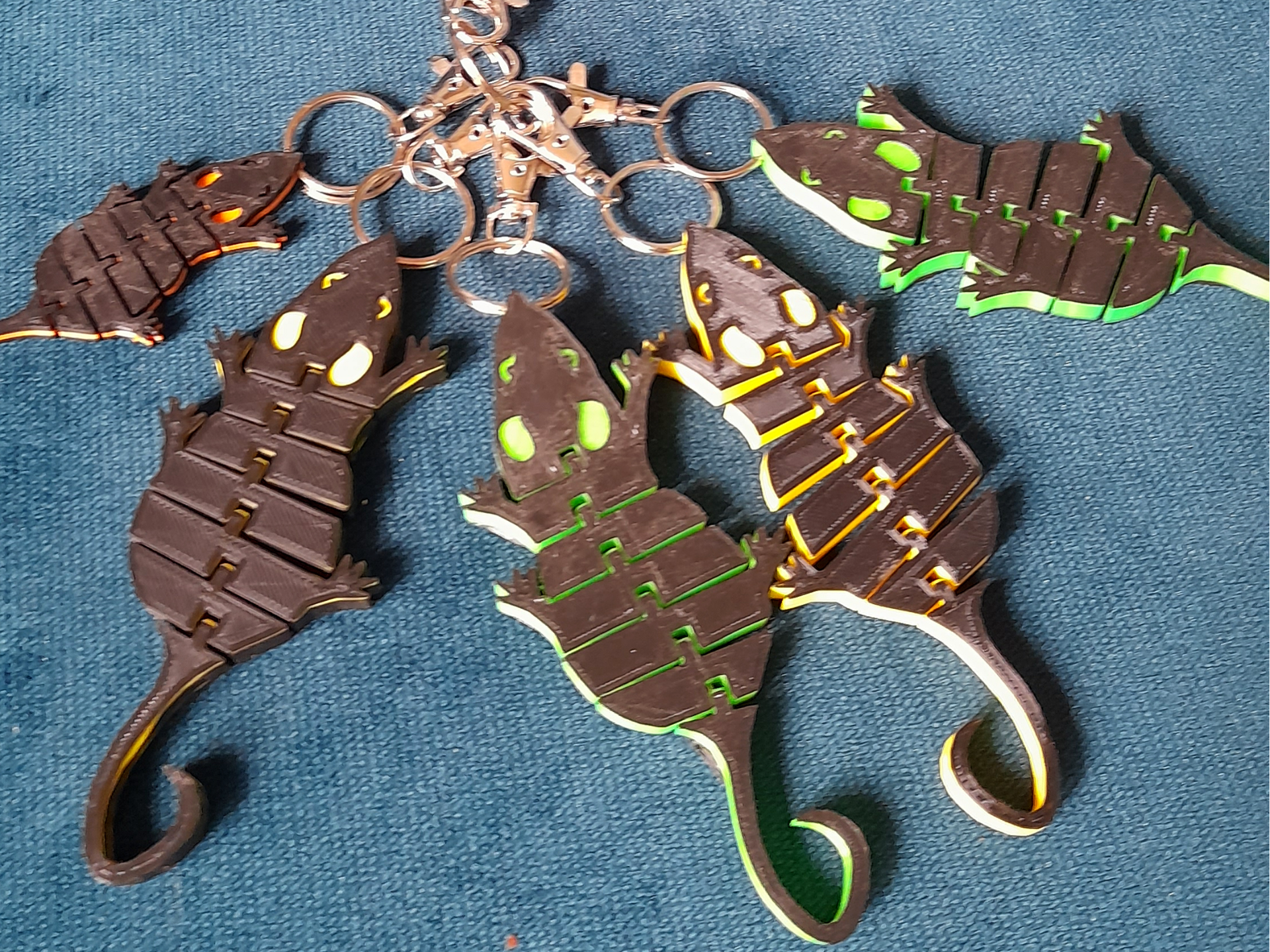 Flexi Rat Keychain