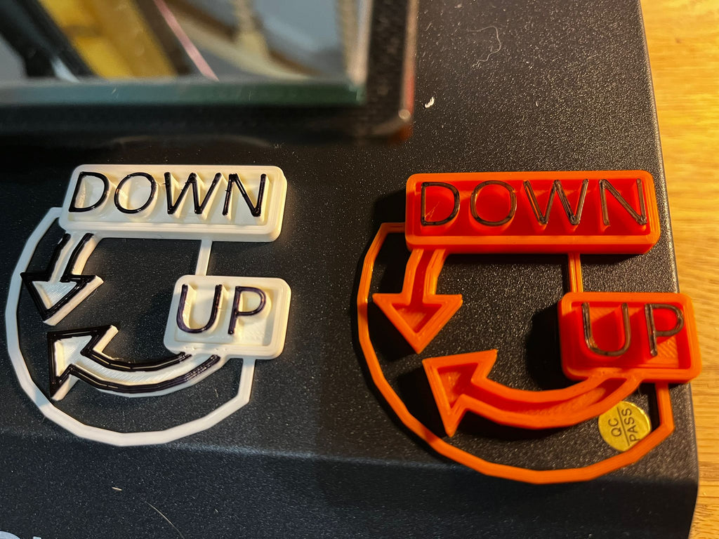 up & down sign