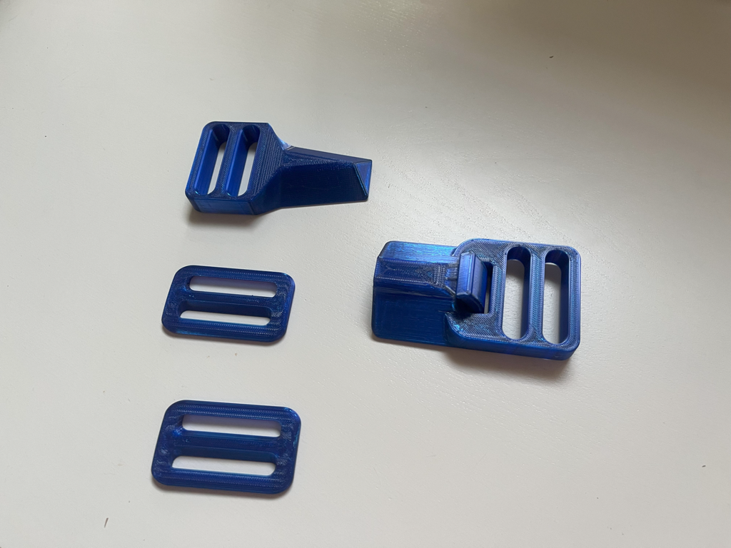 Buckle with slides - 2 inch