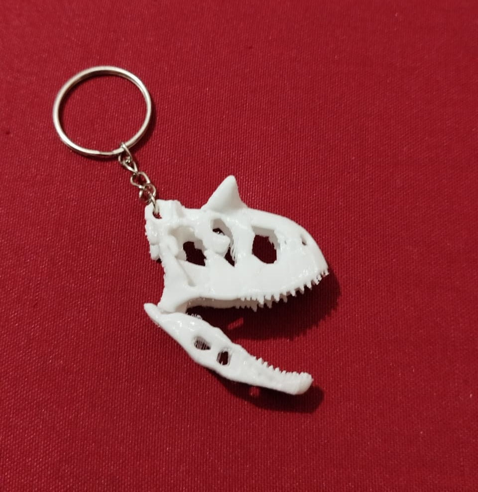 Llavero Craneo de Carnotaurus Sastrei