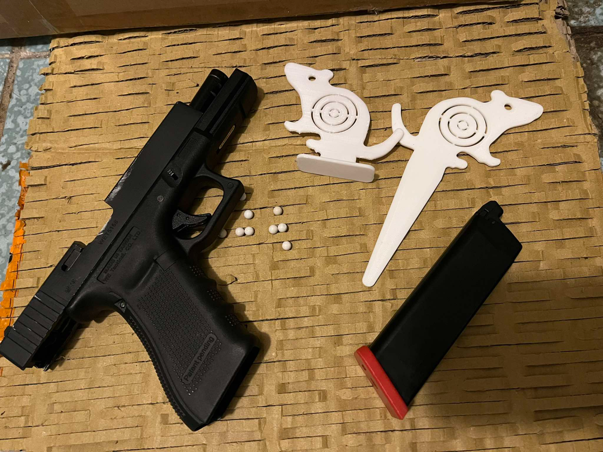 Target rat, mouse Airsoft, Air gun, BB gun