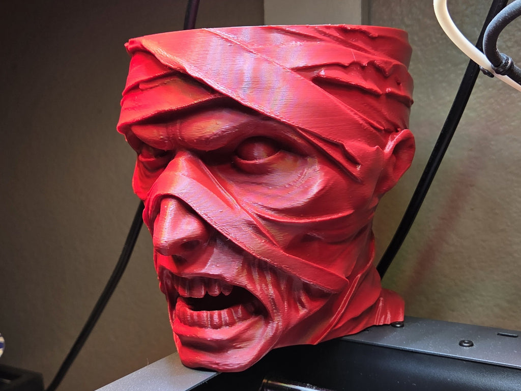 Undead Mummy Candy Bowl/Flower Pot