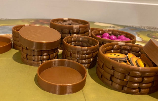 Everdell Resource Baskets and Lids