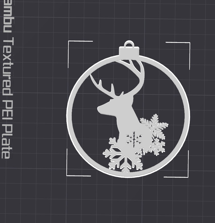 Christmas candy ornament