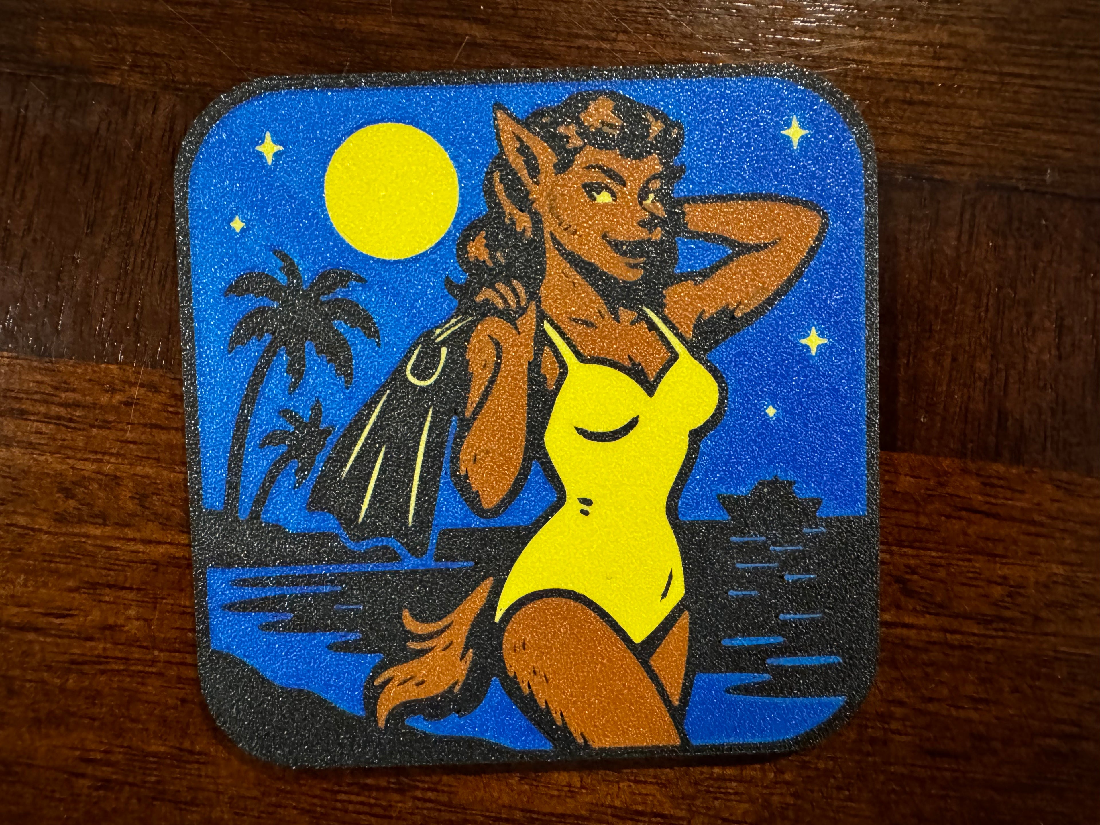 Classic Monster Pinups - Halloween Coasters