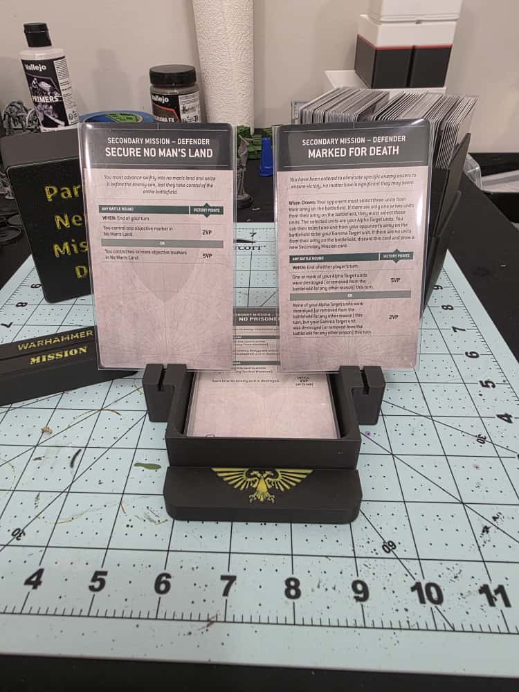 War Hammer Game Card Holder for Sleeved Deck