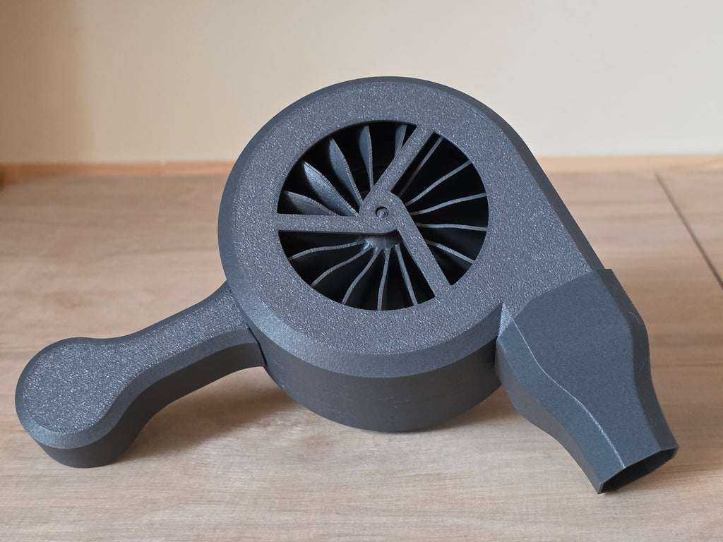 Turbine blower (two planetary gears 36:1 - faster)