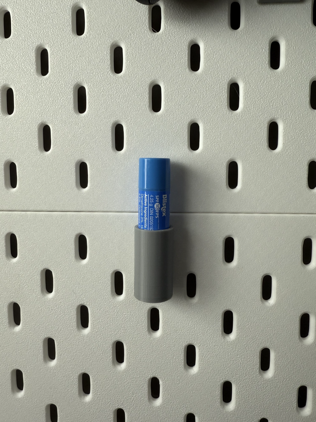 IKEA Skadis Chapstick Holder