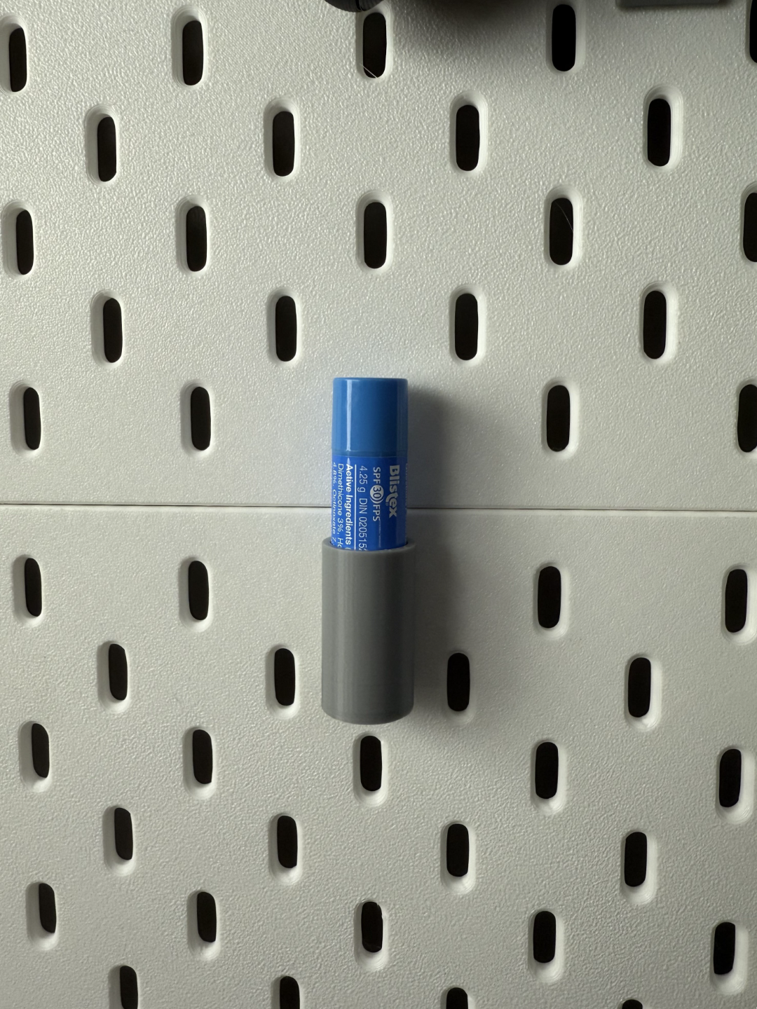 IKEA Skadis Chapstick Holder
