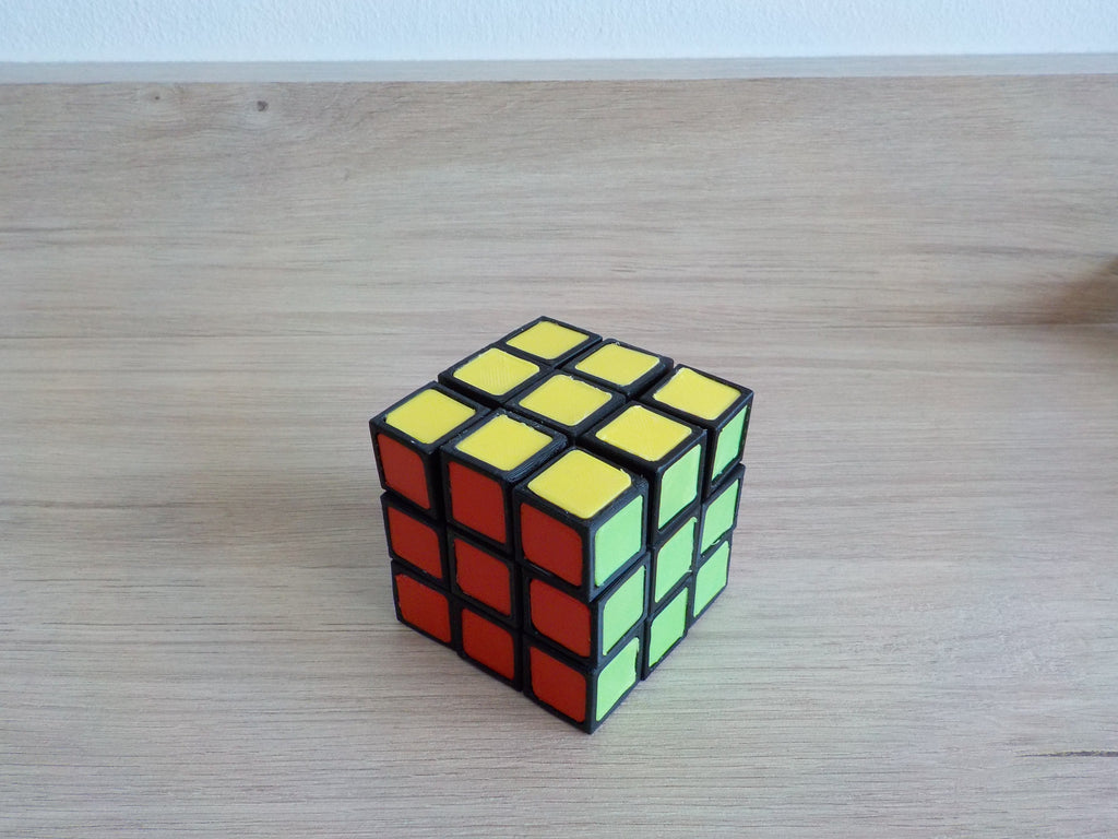Rubik's cube fully 3D printable with no AMS