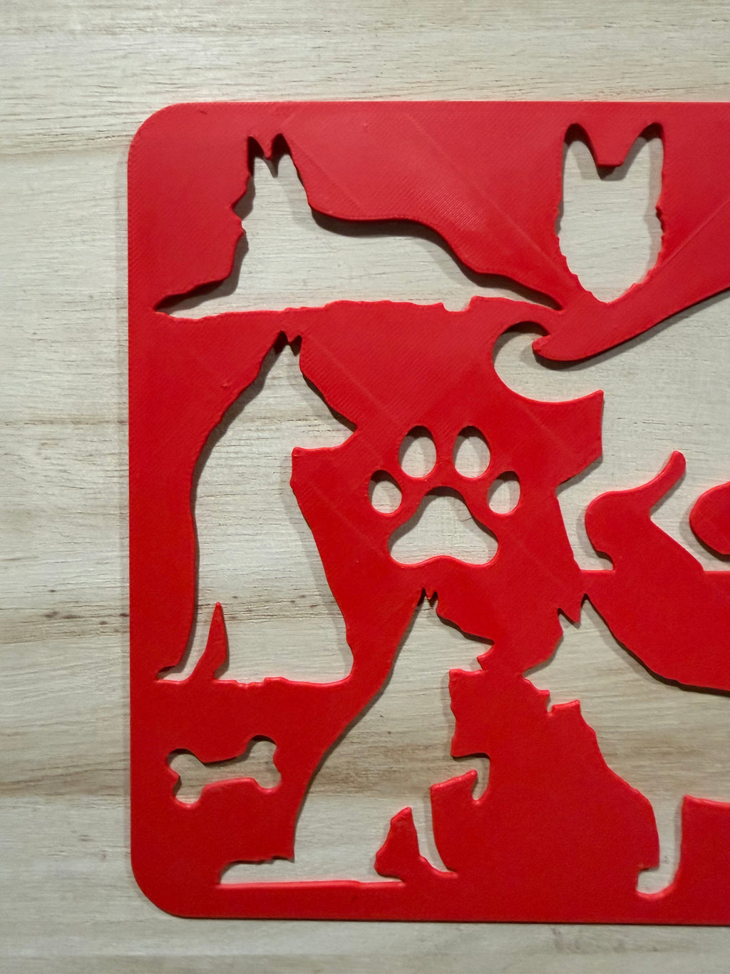 German Shepherd Stencil