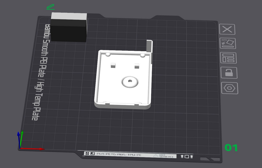 A1/ A1 Mini Goofy Guy Front Cover And Extruder Wheel