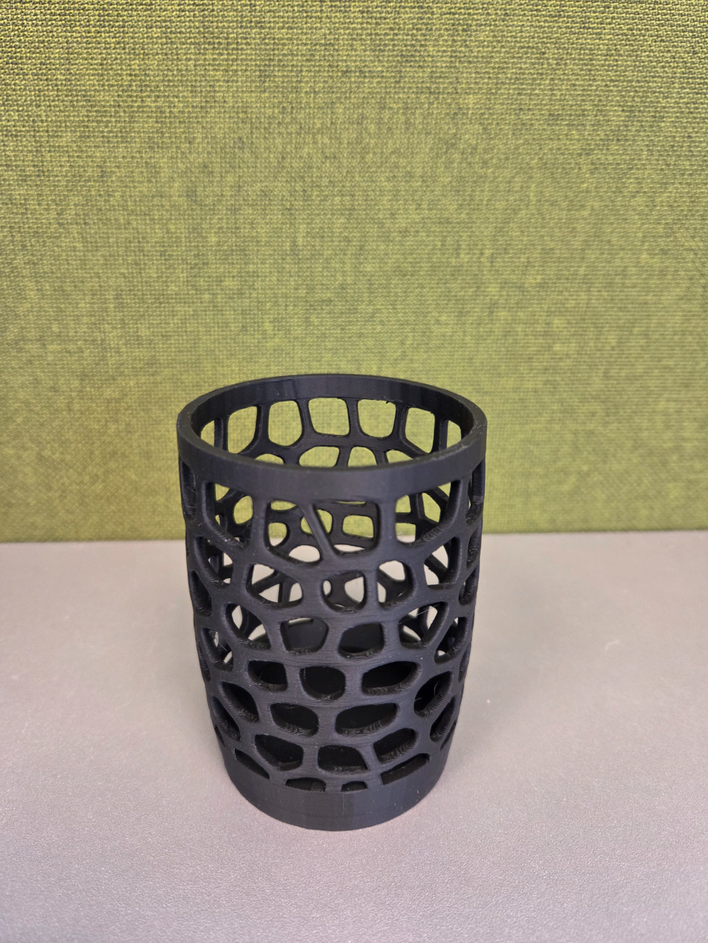 Organic pen holder / desk organizer