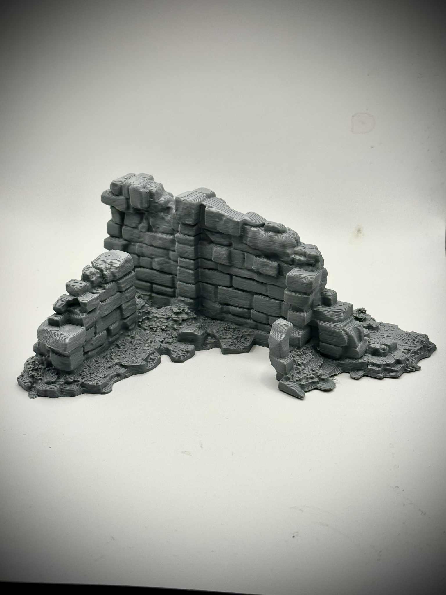 Ruined temple wall - Scatter terrain