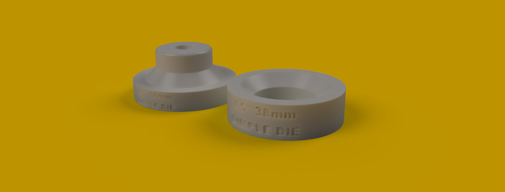 Dimple Die set 0.5-3" 13-76mm