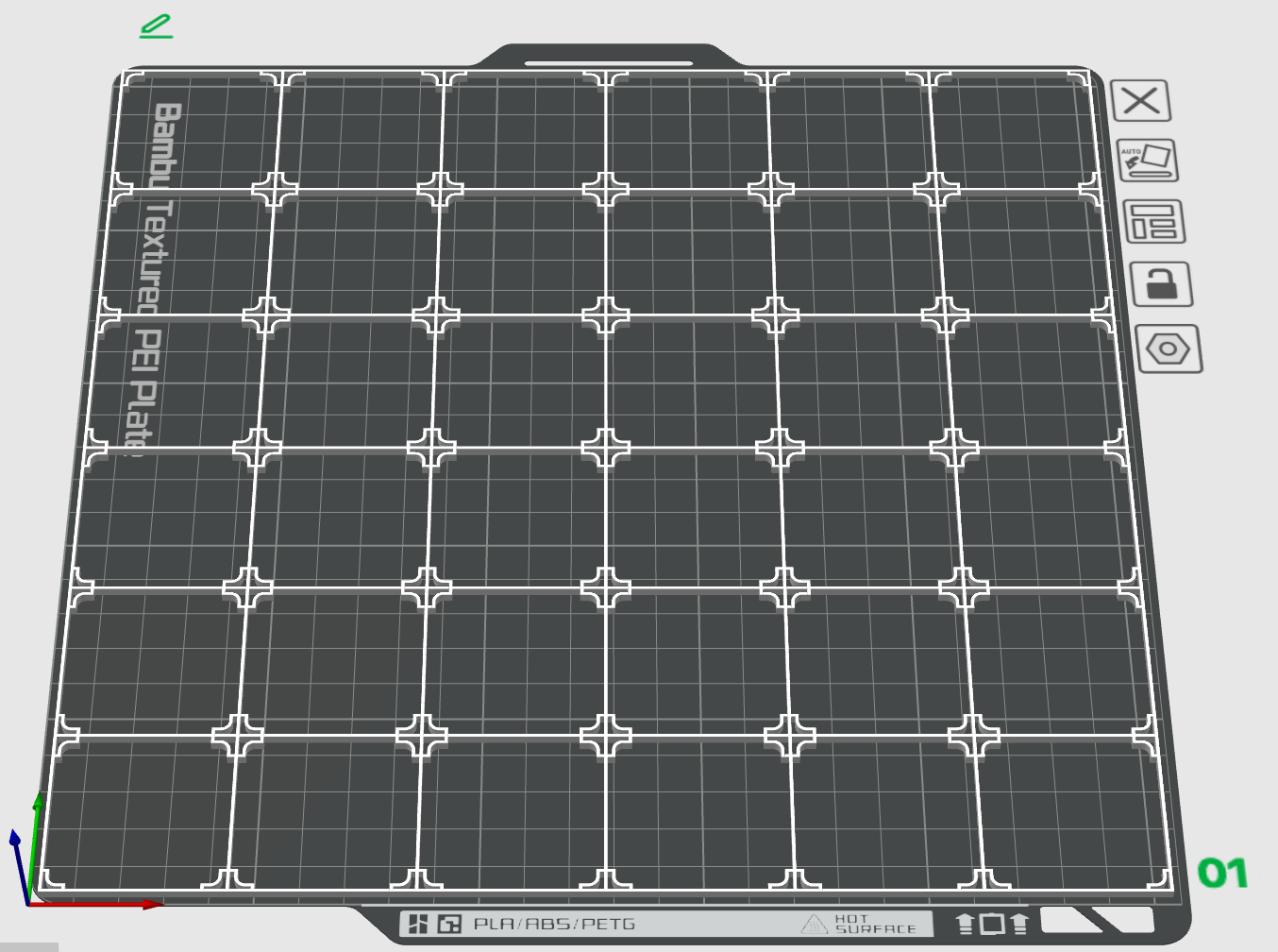 Gridfinity Hyperlight Stackable Base