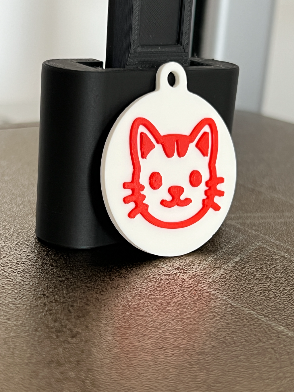 Kitty Stamp Keychain