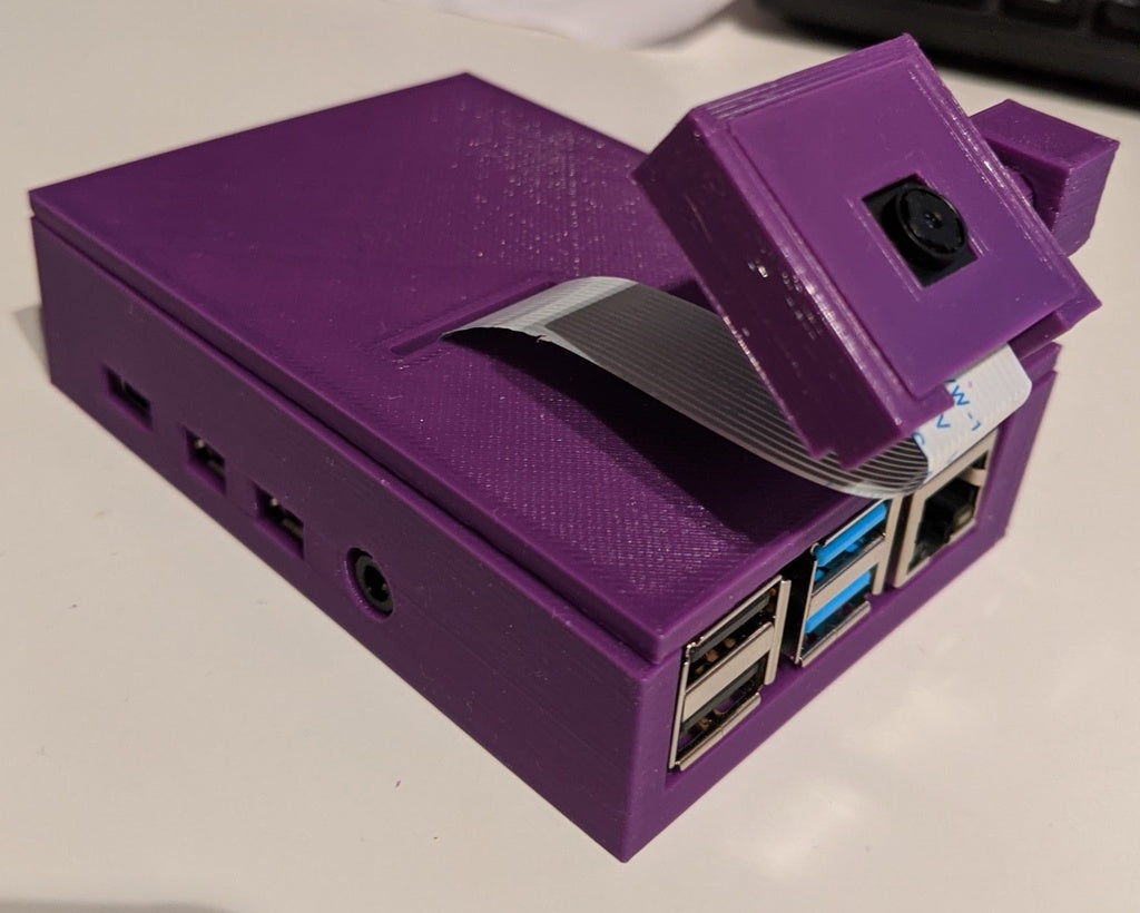 Case for Raspberry Pi 4 and Pi camera