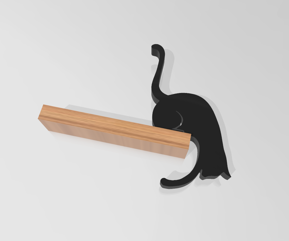 Shelf Cat Holder