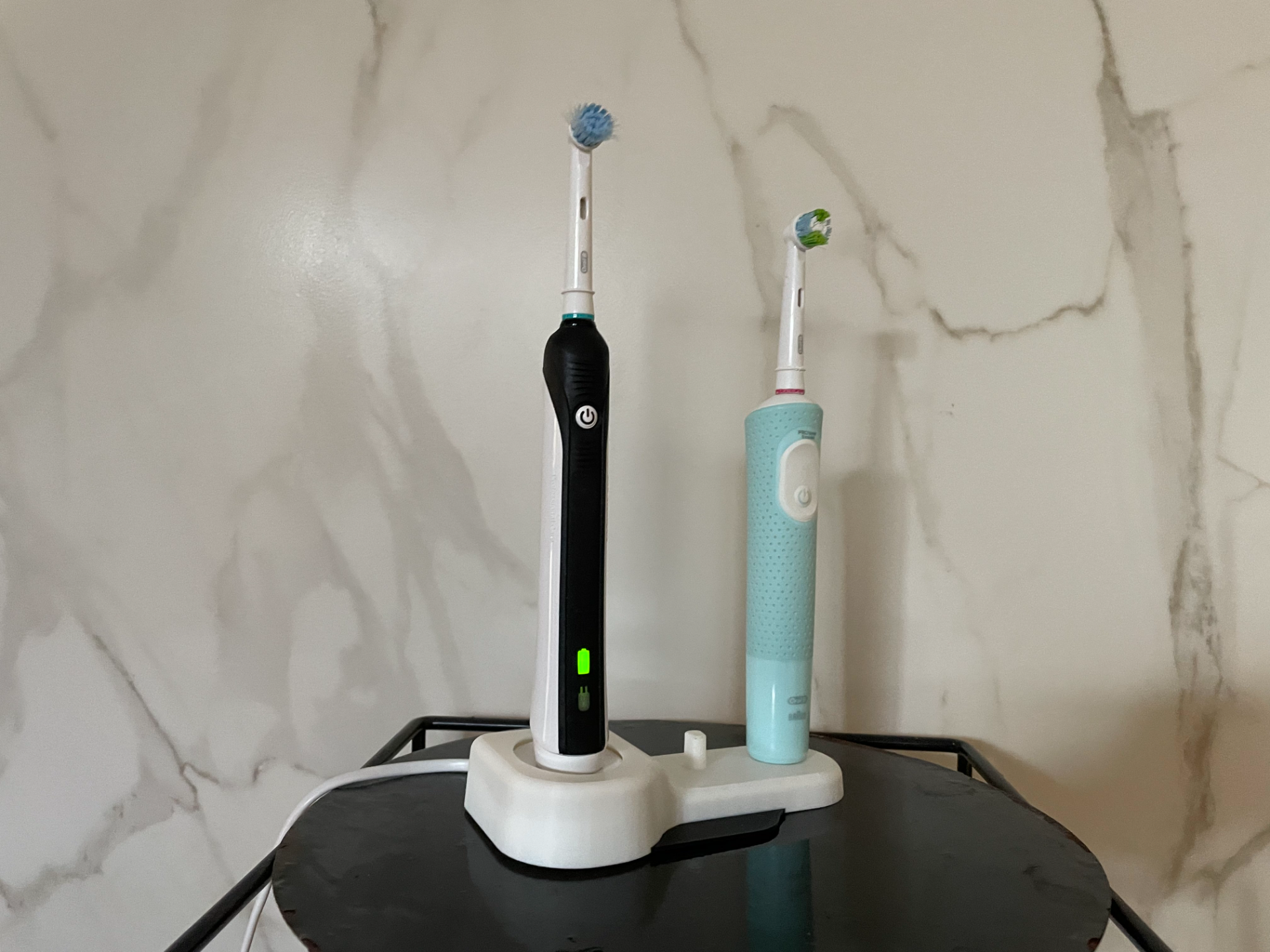 Toothbrush charger and stand
