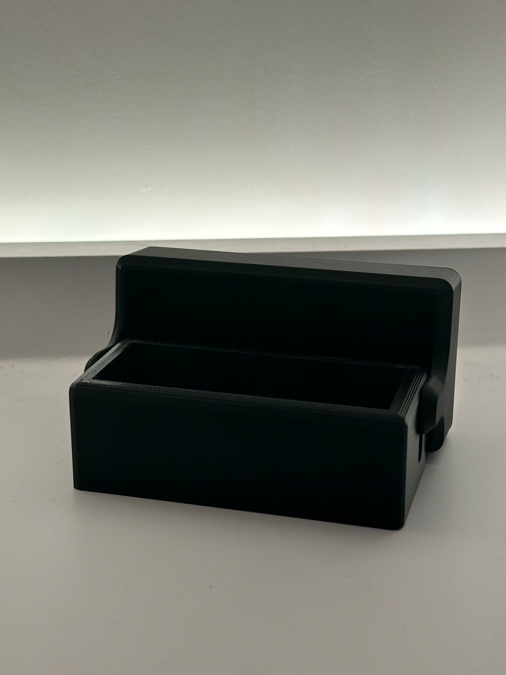 Compact, sleek storage container