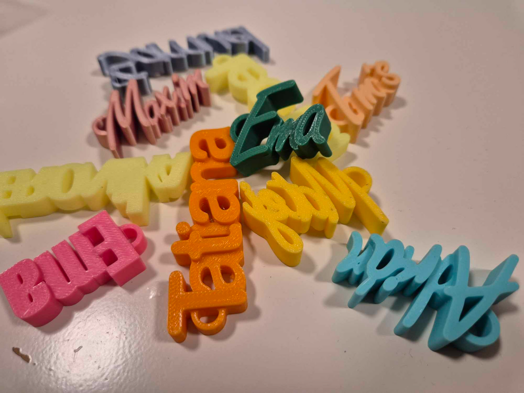 Keychain with names