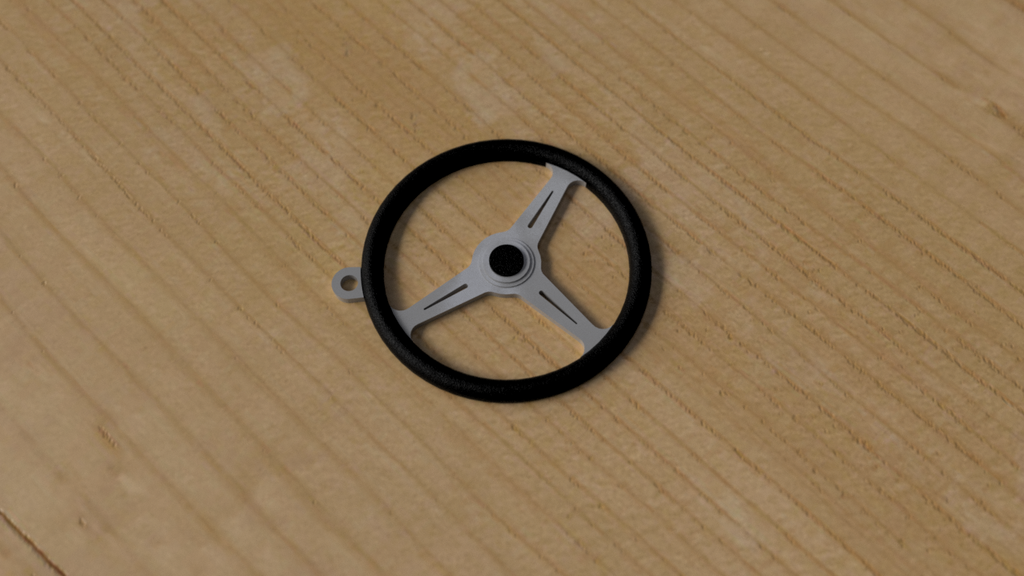 Steering Wheel Keychain