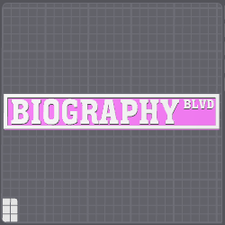 Bookshelf Sign – Biography Blvd – Street Sign