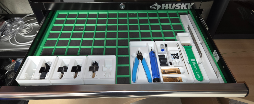 Gridfinity Base for 27" Husky Tool Storage Chest